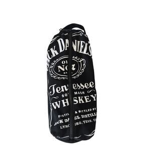 Jack Daniels Old No 7 Whiskey Canvas Travel Toiletry Bag Dopp‎ Kit Black